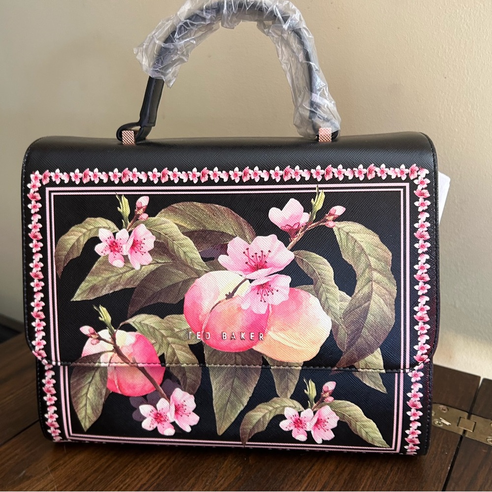 Ted Baker Jarita Peach Handle Crossbody w Strap NWT